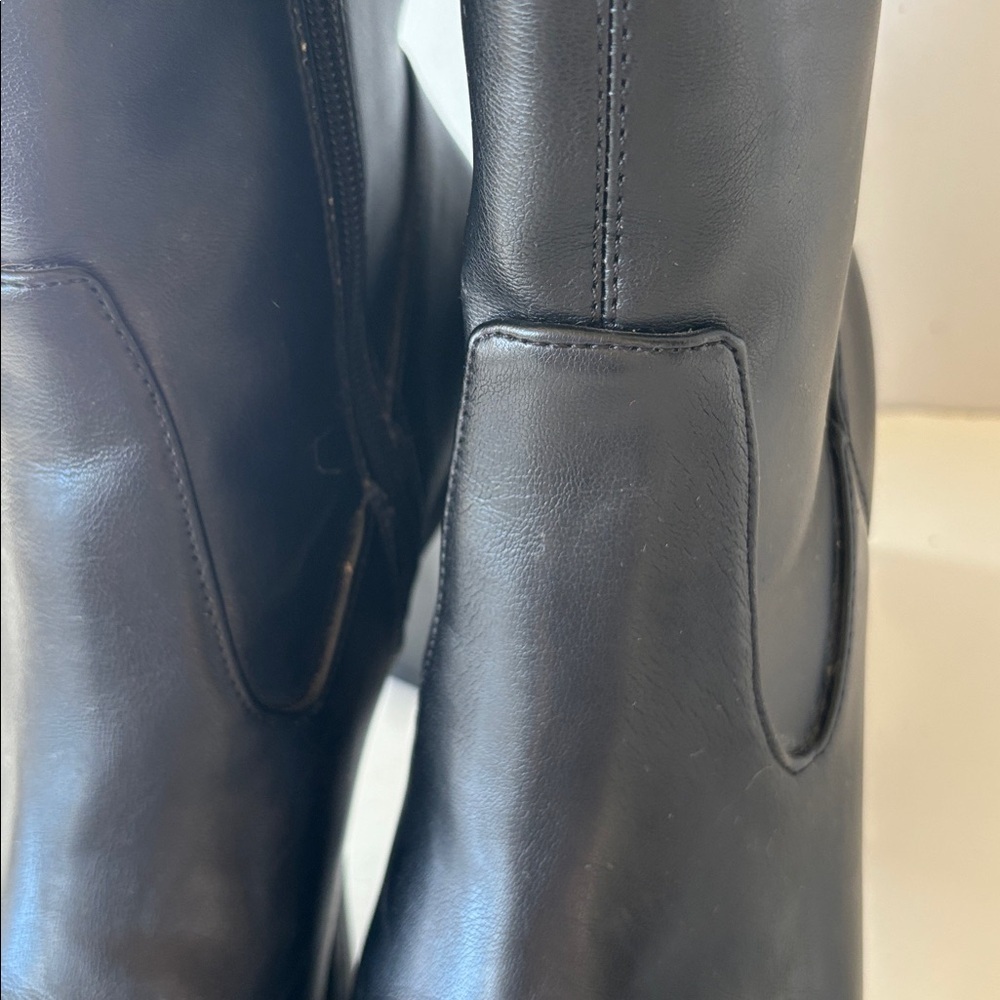 Mix No. 6 Women’s Black Heeled Boots Size 8.5 Vegan Leather - Picture 9 of 13